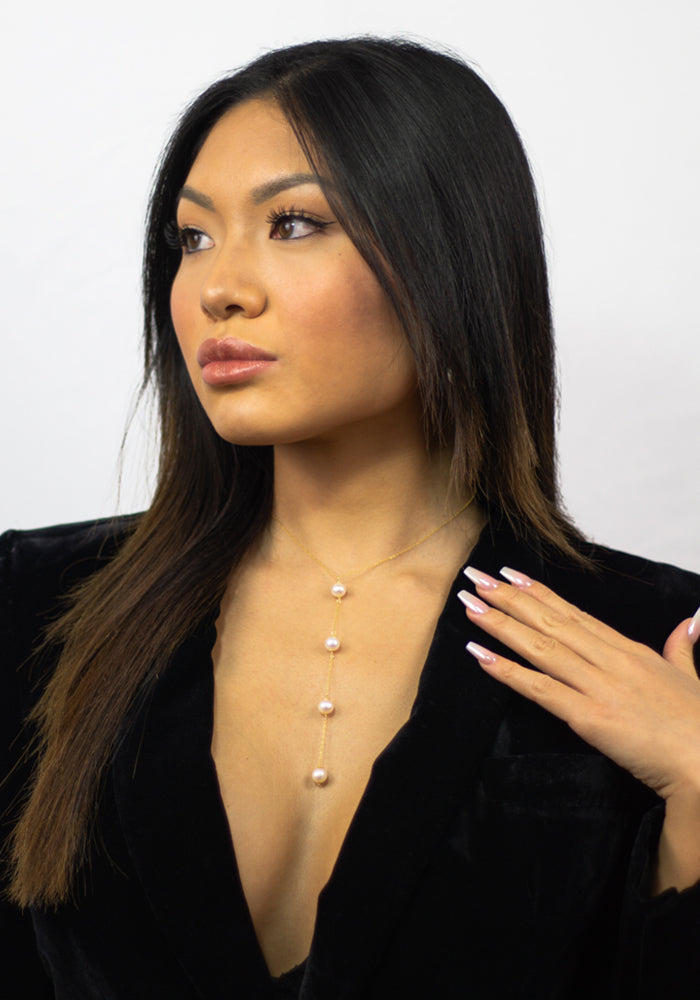 Y-Perlenkette - Y Kette - SimplyO Jewelry