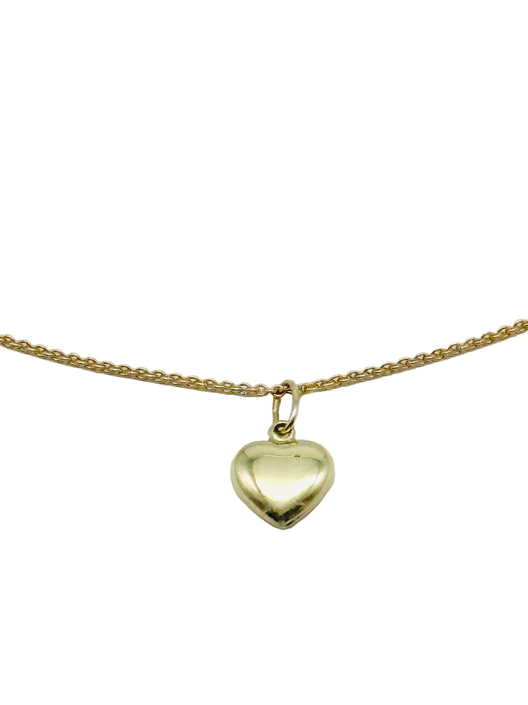 Detailaufnahme Herzanhänger in Gelbgold- SimplyO