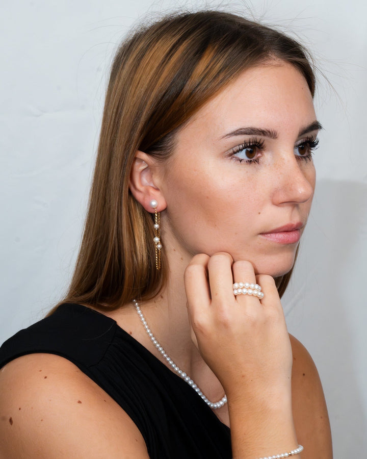 Mina Perlenring - Süßwasserperlen - SimplyO