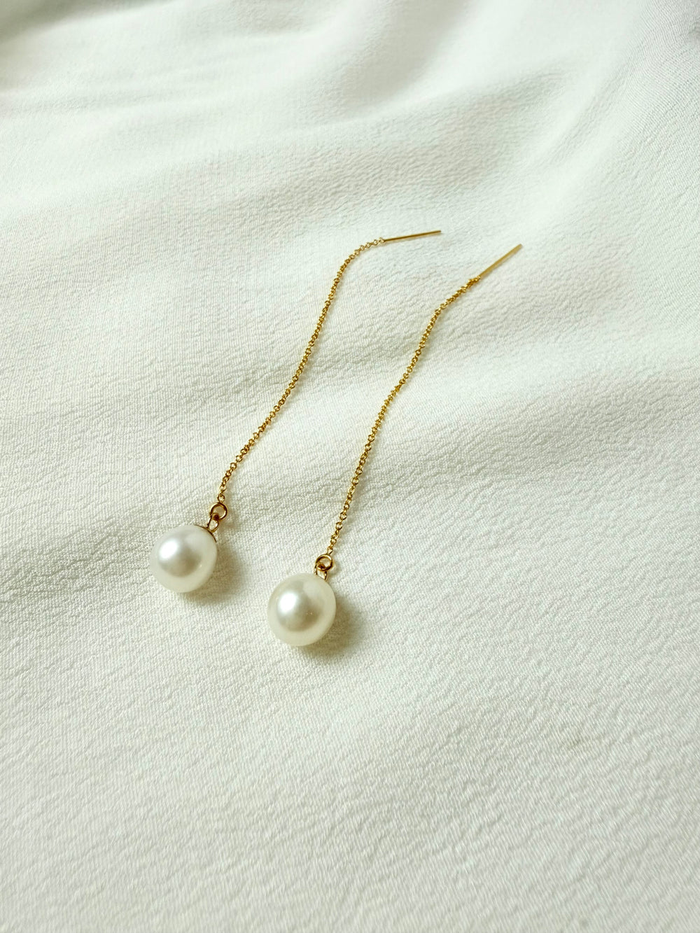 Perlen Threader Ohrringe - SimplyO