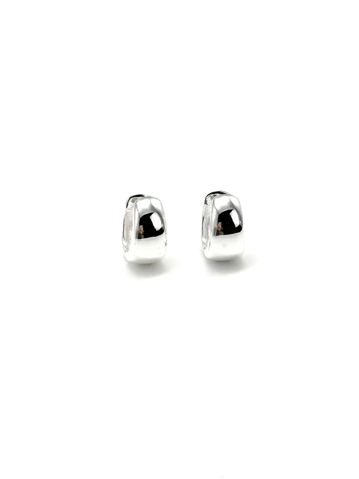 Claire Klappkreolen aus 925 Sterling Silber Frontalansicht