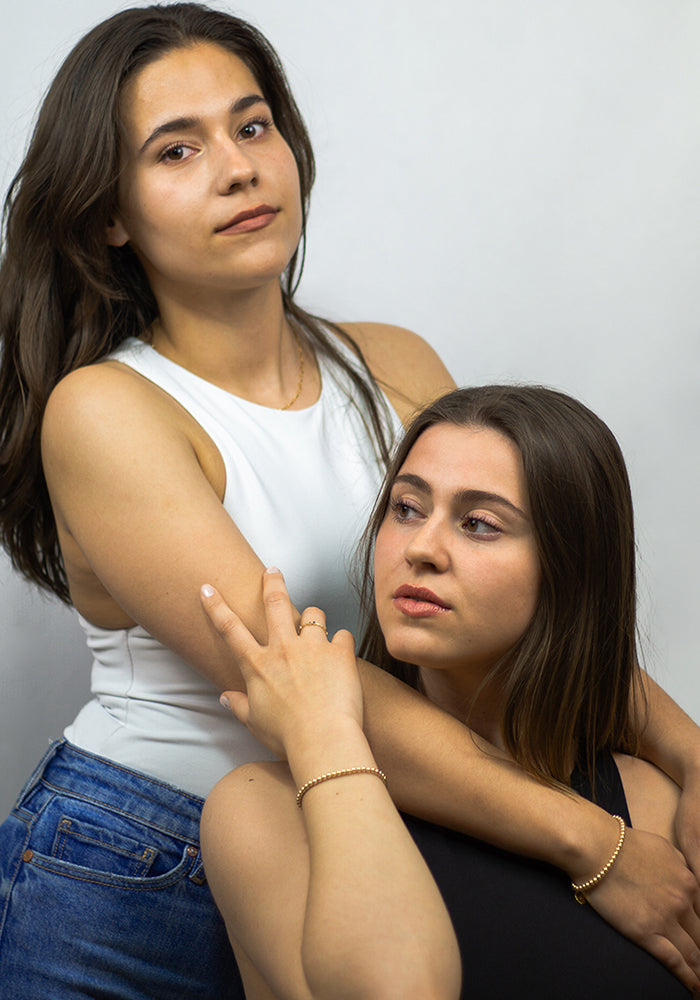 Kugelarmband Gold 4 mm - SimplyO