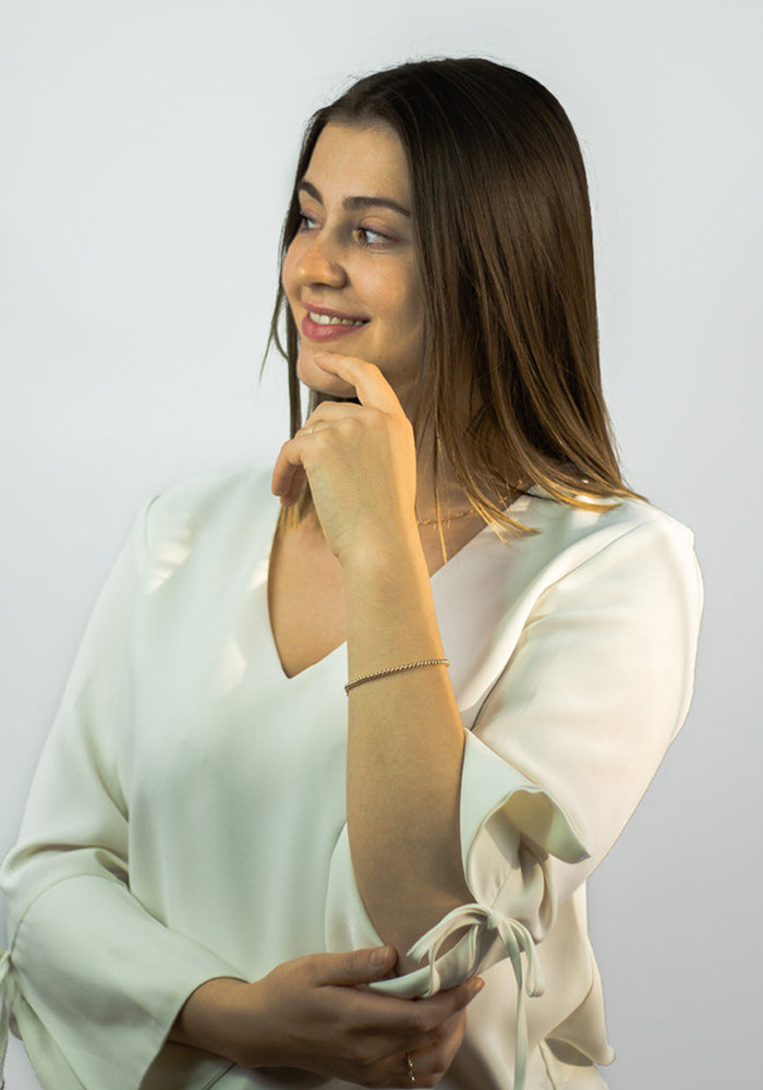 Kugelarmband Gold 4 mm - SimplyO