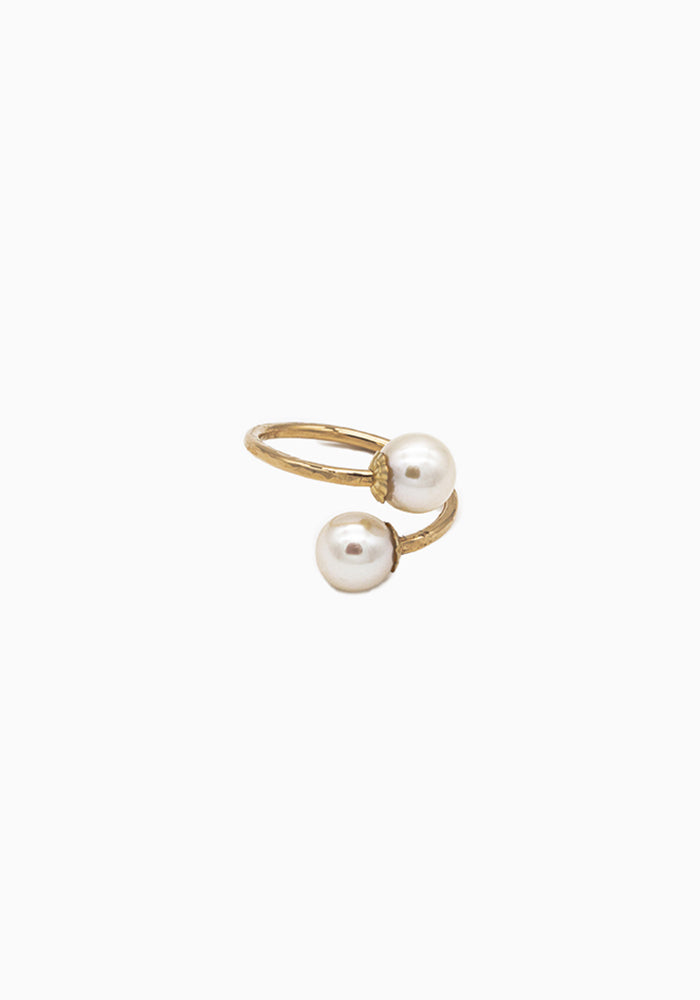 Open Pearl Ring - SimplyO