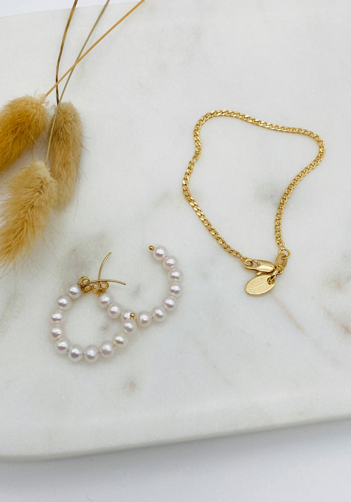 Ela Pearl Hoops - SimplyO