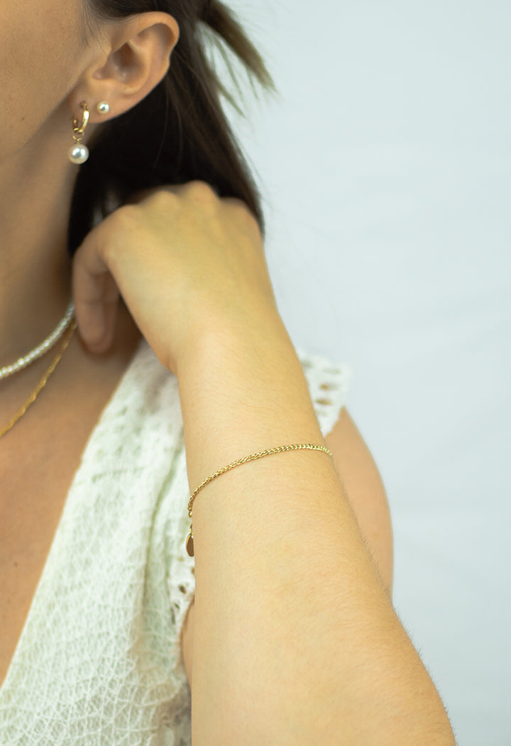 Feines Cuban Panzerarmband - SimplyO